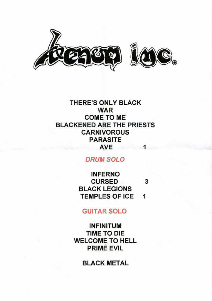 Venom Inc. Effenaar 29-04-2025