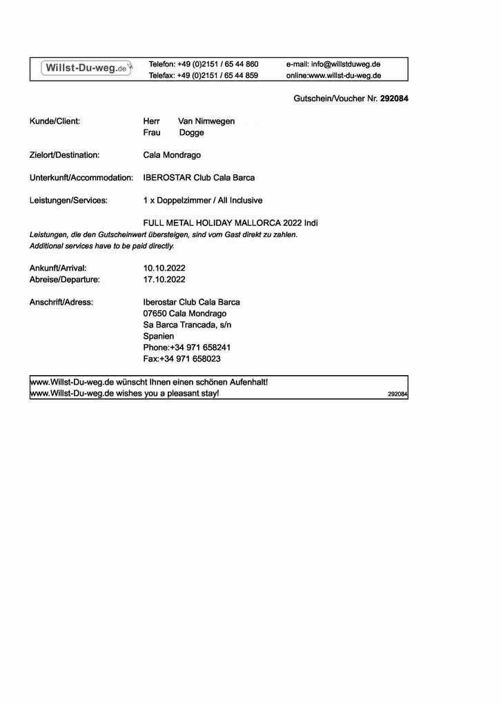 Hotelvoucher